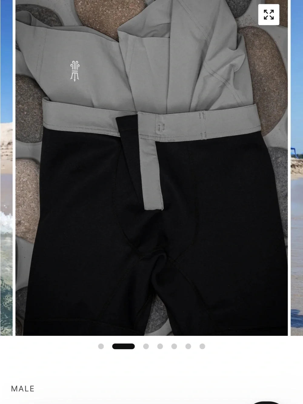 Wetsuit Lined Boardshorts Stone Gray Mens Drifties